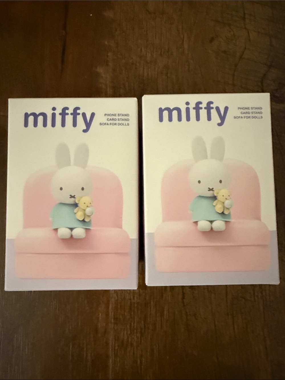 miffy Phone and card holder figure series 2 pack